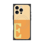 プレミアムスクエアケース with MagSafe［ オリジナル - initial two tone - E orange ］
