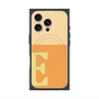プレミアムスクエアケース with MagSafe［ オリジナル - initial two tone - E orange ］