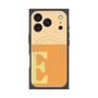 プレミアムスクエアケース with MagSafe［ オリジナル - initial two tone - E orange ］