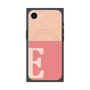 プレミアムスクエアケース with MagSafe［ オリジナル - initial two tone - E pink ］