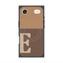 プレミアムスクエアケース with MagSafe［ オリジナル - initial two tone - E brown ］