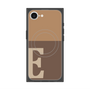 プレミアムスクエアケース with MagSafe［ オリジナル - initial two tone - E brown ］