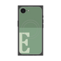 プレミアムスクエアケース with MagSafe［ オリジナル - initial two tone - E green ］