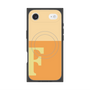 プレミアムスクエアケース with MagSafe［ オリジナル - initial two tone - F orange ］