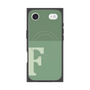 プレミアムスクエアケース with MagSafe［ オリジナル - initial two tone - F green ］