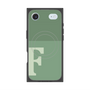 プレミアムスクエアケース with MagSafe［ オリジナル - initial two tone - F green ］