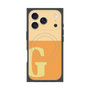 プレミアムスクエアケース with MagSafe［ オリジナル - initial two tone - G orange ］