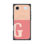 プレミアムスクエアケース with MagSafe［ オリジナル - initial two tone - G pink ］