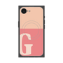 プレミアムスクエアケース with MagSafe［ オリジナル - initial two tone - G pink ］