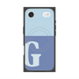プレミアムスクエアケース with MagSafe［ オリジナル - initial two tone - G blue ］