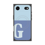 プレミアムスクエアケース with MagSafe［ オリジナル - initial two tone - G blue ］