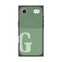 プレミアムスクエアケース with MagSafe［ オリジナル - initial two tone - G green ］