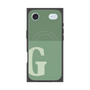プレミアムスクエアケース with MagSafe［ オリジナル - initial two tone - G green ］