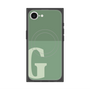 プレミアムスクエアケース with MagSafe［ オリジナル - initial two tone - G green ］