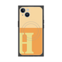 プレミアムスクエアケース with MagSafe［ オリジナル - initial two tone - H orange ］