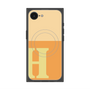 プレミアムスクエアケース with MagSafe［ オリジナル - initial two tone - H orange ］