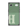 プレミアムスクエアケース with MagSafe［ オリジナル - initial two tone - H green ］
