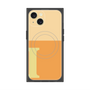 プレミアムスクエアケース with MagSafe［ オリジナル - initial two tone - I orange ］