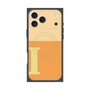 プレミアムスクエアケース with MagSafe［ オリジナル - initial two tone - I orange ］