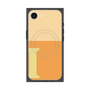 プレミアムスクエアケース with MagSafe［ オリジナル - initial two tone - I orange ］