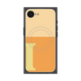 プレミアムスクエアケース with MagSafe［ オリジナル - initial two tone - I orange ］
