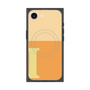 プレミアムスクエアケース with MagSafe［ オリジナル - initial two tone - I orange ］