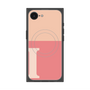 プレミアムスクエアケース with MagSafe［ オリジナル - initial two tone - I pink ］