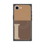 プレミアムスクエアケース with MagSafe［ オリジナル - initial two tone - I brown ］