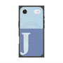 プレミアムスクエアケース with MagSafe［ オリジナル - initial two tone - J blue ］