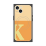 プレミアムスクエアケース with MagSafe［ オリジナル - initial two tone - K orange ］