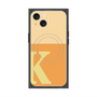 プレミアムスクエアケース with MagSafe［ オリジナル - initial two tone - K orange ］