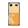 プレミアムスクエアケース with MagSafe［ オリジナル - initial two tone - K orange ］