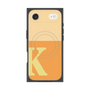 プレミアムスクエアケース with MagSafe［ オリジナル - initial two tone - K orange ］