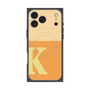 プレミアムスクエアケース with MagSafe［ オリジナル - initial two tone - K orange ］