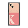 プレミアムスクエアケース with MagSafe［ オリジナル - initial two tone - K pink ］