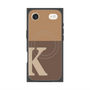 プレミアムスクエアケース with MagSafe［ オリジナル - initial two tone - K brown ］