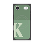 プレミアムスクエアケース with MagSafe［ オリジナル - initial two tone - K green ］