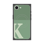 プレミアムスクエアケース with MagSafe［ オリジナル - initial two tone - K green ］