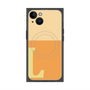 プレミアムスクエアケース with MagSafe［ オリジナル - initial two tone - L orange ］
