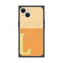 プレミアムスクエアケース with MagSafe［ オリジナル - initial two tone - L orange ］