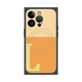 プレミアムスクエアケース with MagSafe［ オリジナル - initial two tone - L orange ］