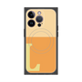 プレミアムスクエアケース with MagSafe［ オリジナル - initial two tone - L orange ］
