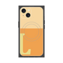 プレミアムスクエアケース with MagSafe［ オリジナル - initial two tone - L orange ］