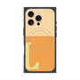 プレミアムスクエアケース with MagSafe［ オリジナル - initial two tone - L orange ］