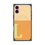 プレミアムスクエアケース with MagSafe［ オリジナル - initial two tone - L orange ］