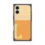 プレミアムスクエアケース with MagSafe［ オリジナル - initial two tone - L orange ］