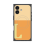 プレミアムスクエアケース with MagSafe［ オリジナル - initial two tone - L orange ］