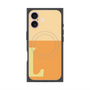 プレミアムスクエアケース with MagSafe［ オリジナル - initial two tone - L orange ］