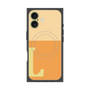 プレミアムスクエアケース with MagSafe［ オリジナル - initial two tone - L orange ］