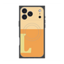 プレミアムスクエアケース with MagSafe［ オリジナル - initial two tone - L orange ］